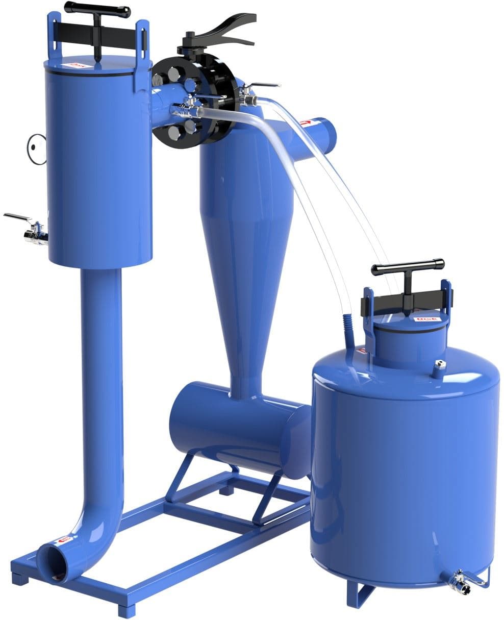Ready Made System With Silt Hydrocyclone Having Fertilizer Tank Connection